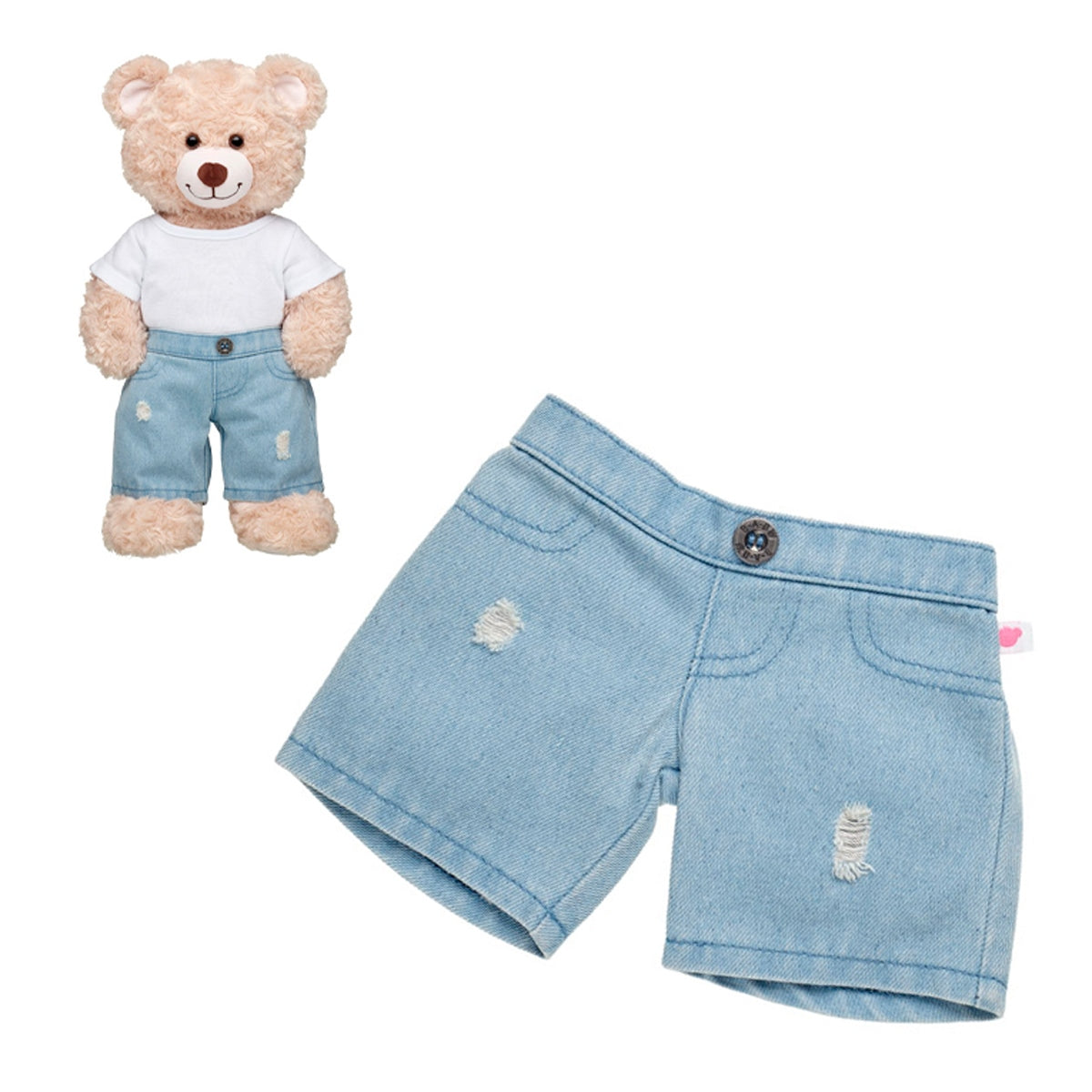 Blue Jeans Rotos Claros Build-A-Bear